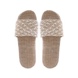 Kardli slippers（man) - Мужские тапочки летние (41-42; *280мм*), (Подошва-Резина / Верх-Текстильные материал),